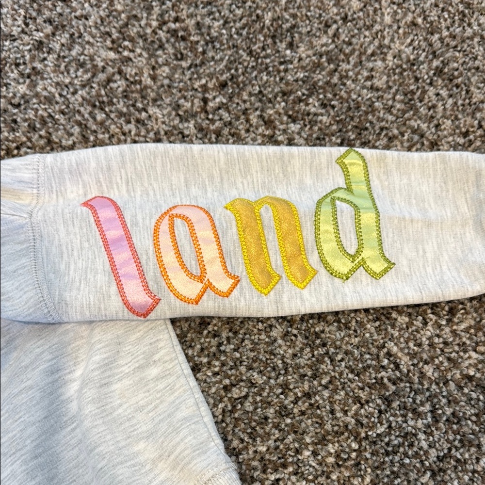 Kid’s Disneyland Gray Mickey Mouse Sweatshirt with Colorful Accents - Picture 4 of 7
